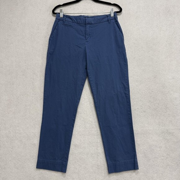 Patagonia Pants - Patagonia Pants Womens 6 Blue Organic Cotton Twill Chino Straight Leg Stretch